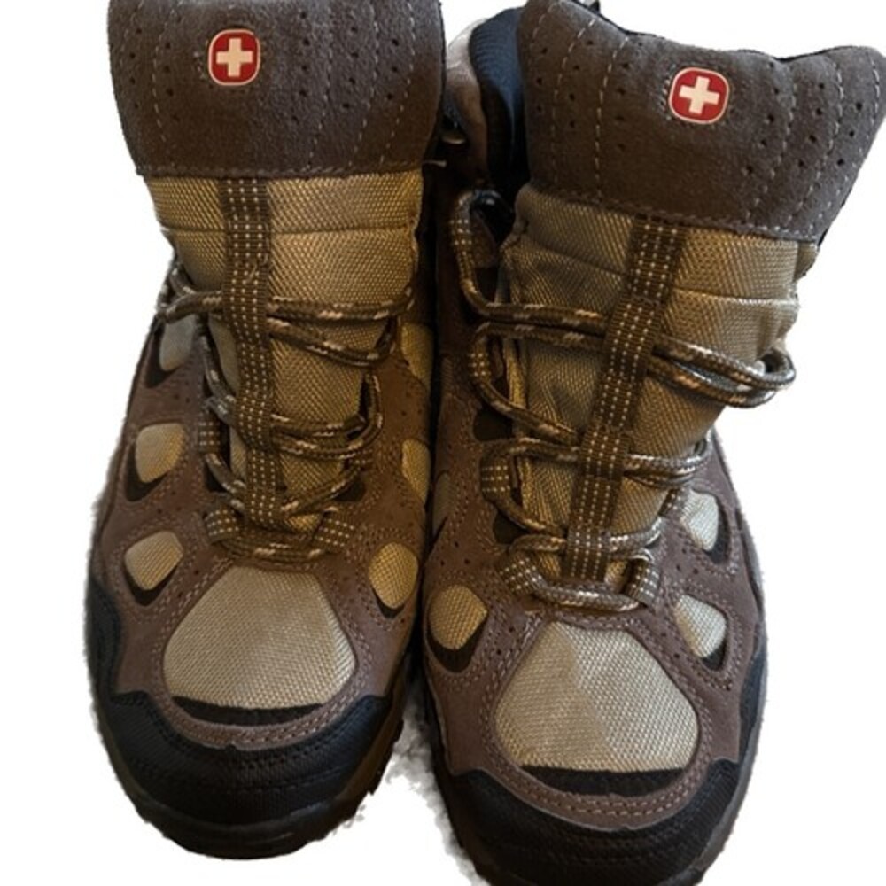 Swiss Gear Shoes Mens 10 Hiking Brown Leather Boots sz  10 /New with out tag